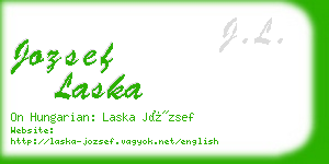 jozsef laska business card